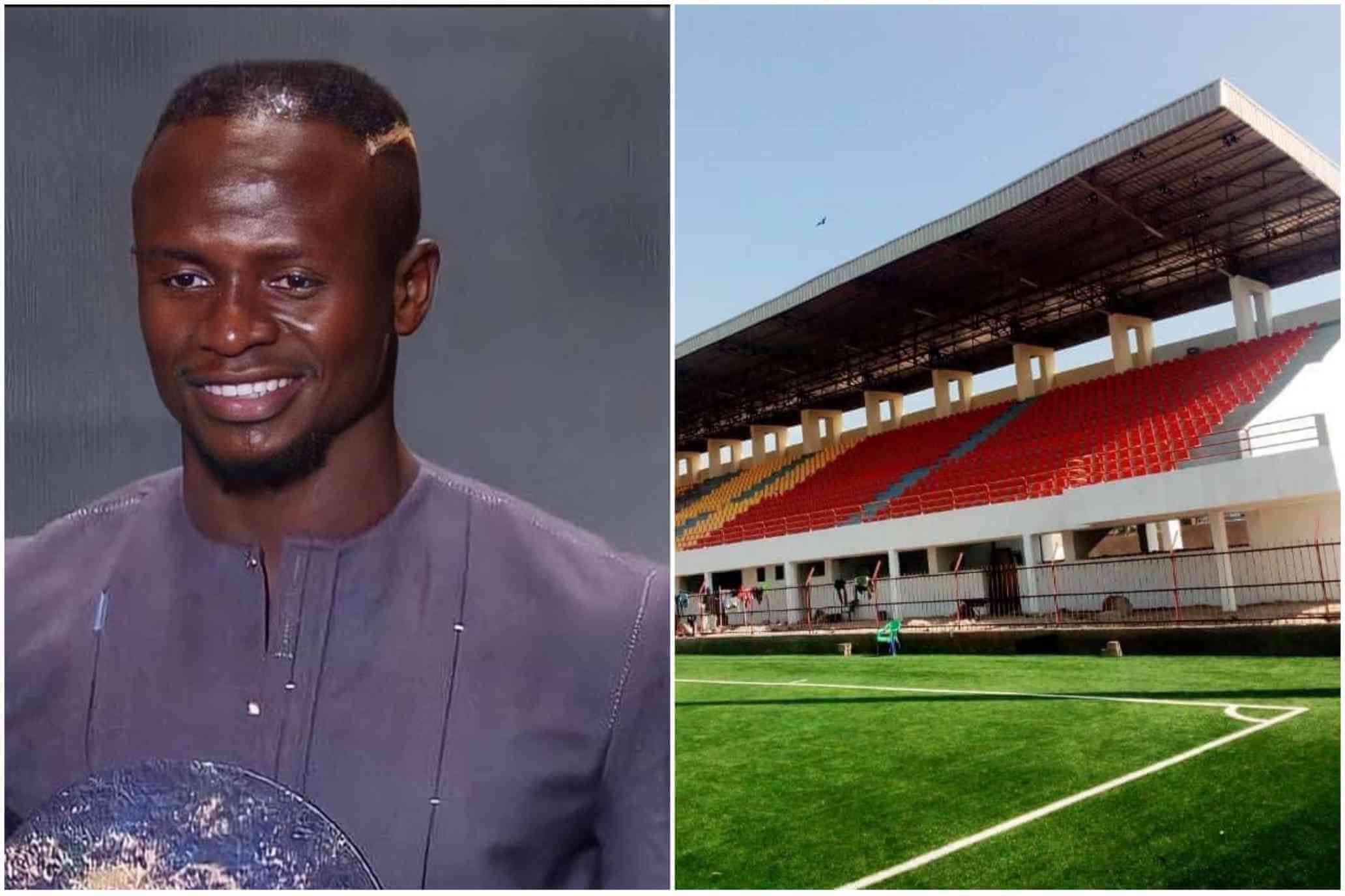 Sadio Mane builds stadium in hometown